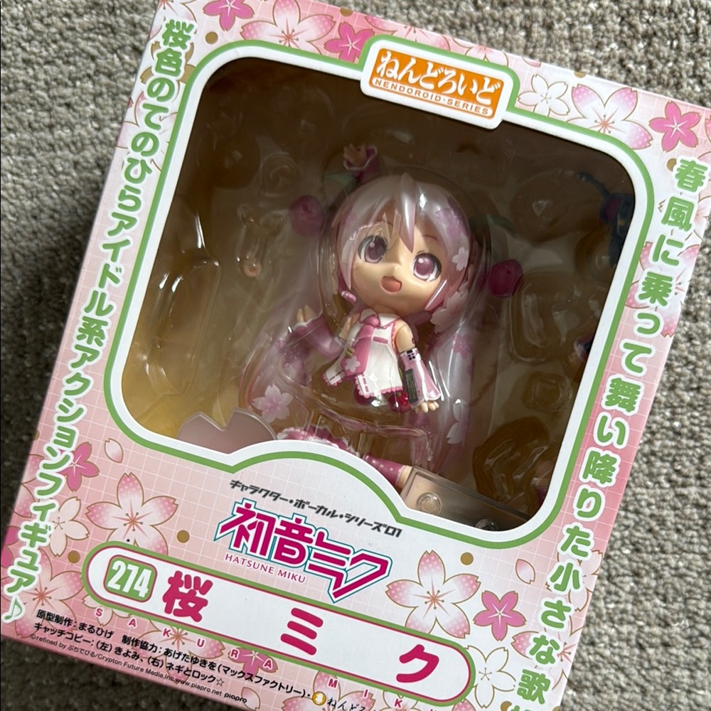 Sakura Hatsune Miku Action Figure - Pink